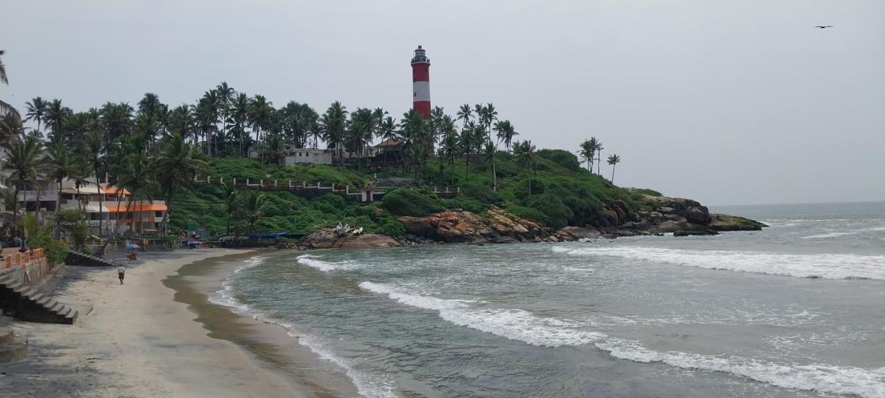 Packbag Beach Hotel Kovalam Bagian luar foto